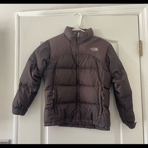 Brown North Face Puffer
